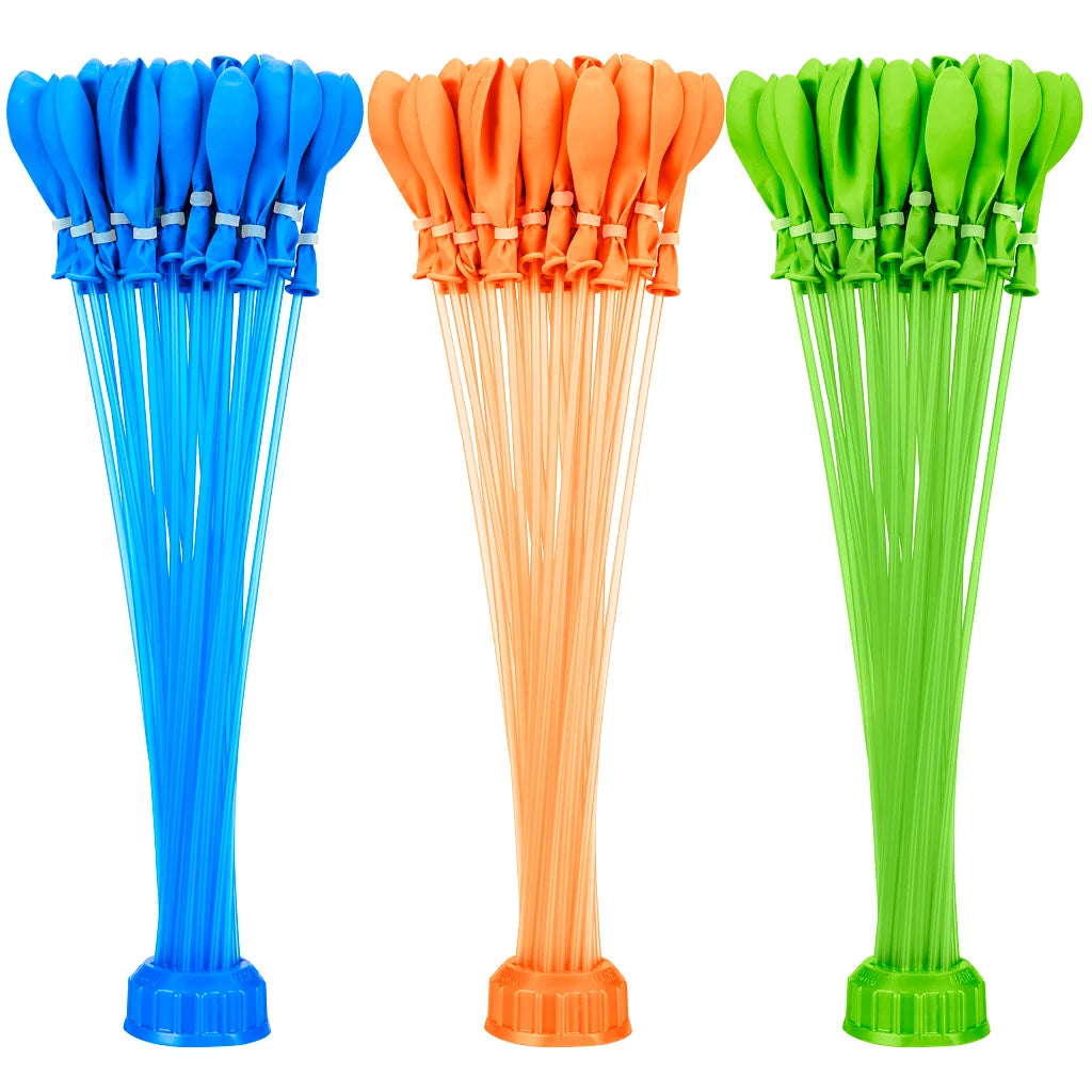 100 Rapid-Filling Self-Sealing Water Balloons 3 Pack T2974