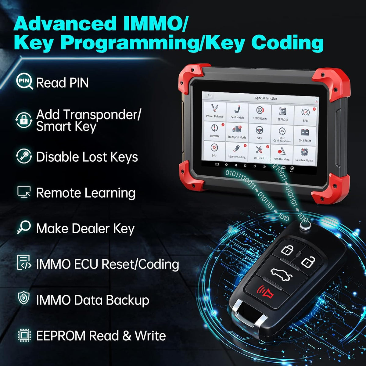 Automotive Key Programming Tool with 23+ Services B9712