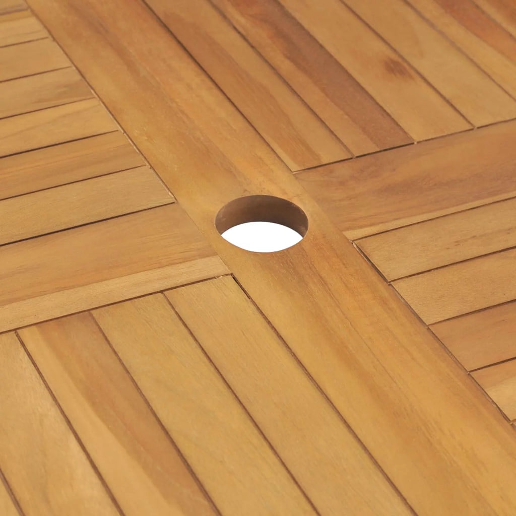 Folding Patio Table Solid Teak Wood V47513