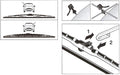 Wiper Blade Set 3 Pieces Pack of 2 R9678