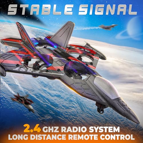 Remote Control Airplane with Colorful LED Navigation Lights B572596