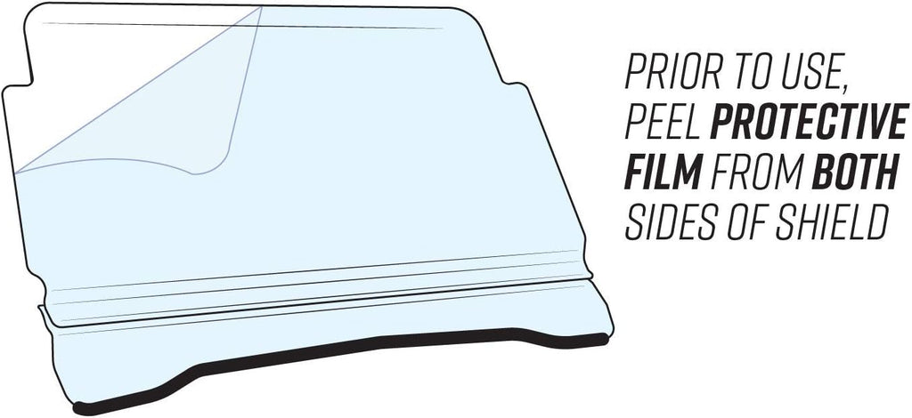 Heavy Duty Full Windshield, 1/4 Thick Polycarbonate U987