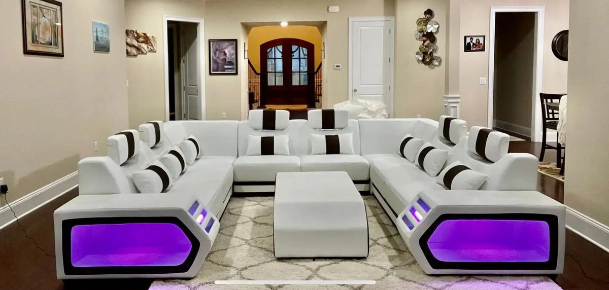 7 Seater Fabric Sofa Set E84962