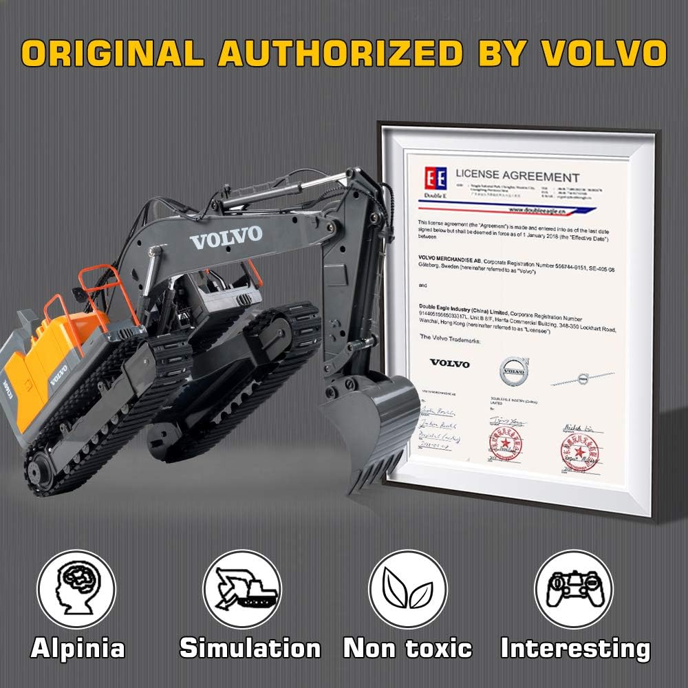 RC Excavator 1/16 Scale Remote Control Construction Truck S606