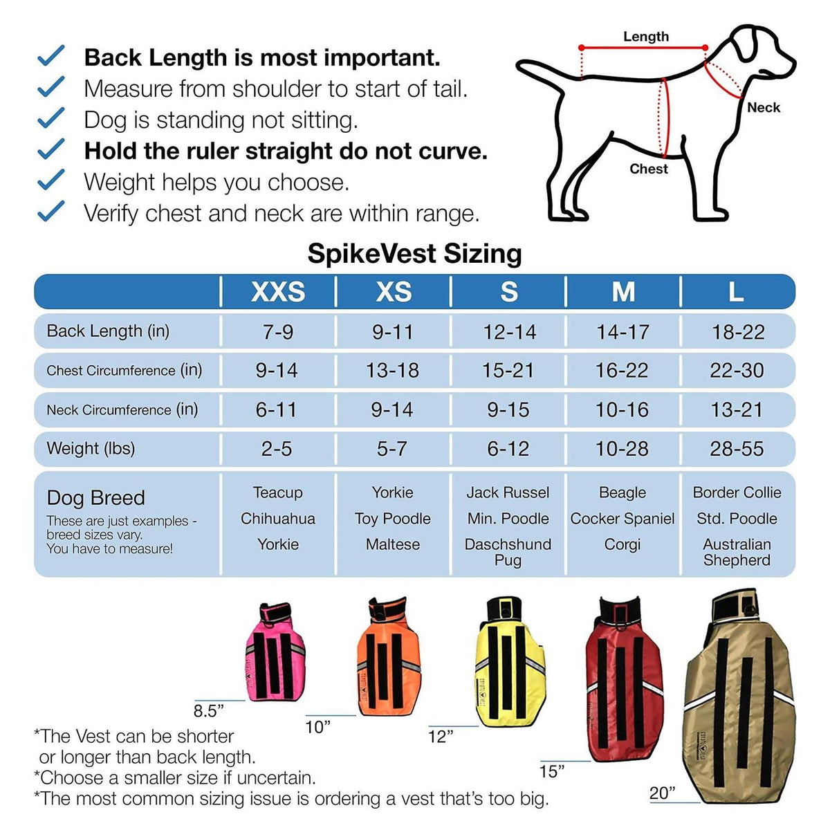 Reflective Dog Harness Vest with Spikes K836229