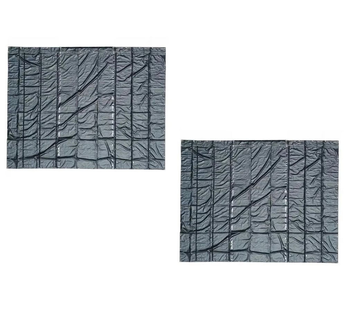 2 Pack 20' x 24' Heavy Duty Flatbed Truck Tarps J7201