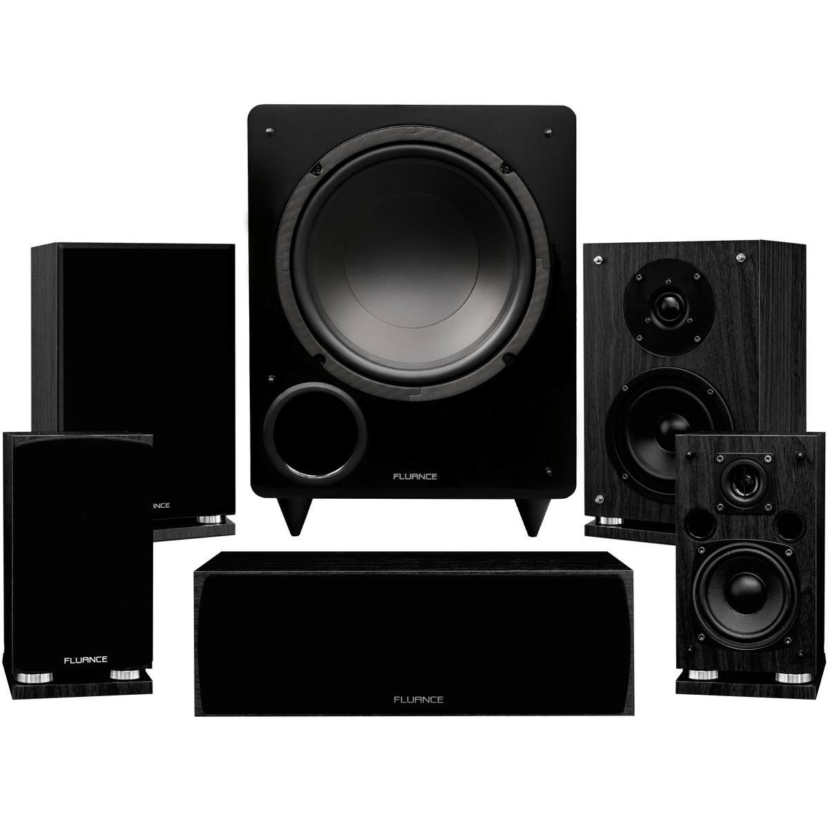 Black Ash 5.1 Channel Home Theater System B3812