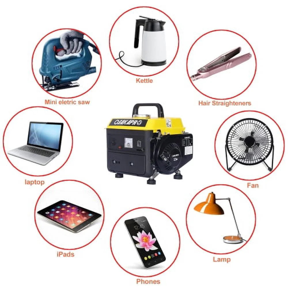 Portable Low Noise Gas Powered Generator E252656