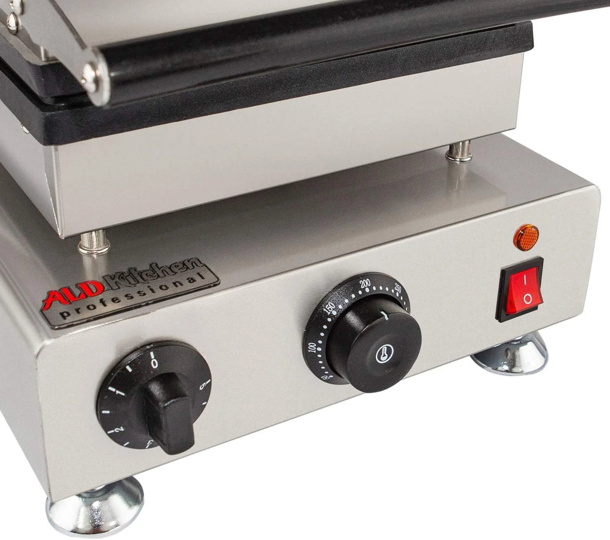 Belgian Waffle Maker, Stainless Steel Nonstick, 110V (4 X Squares) C861