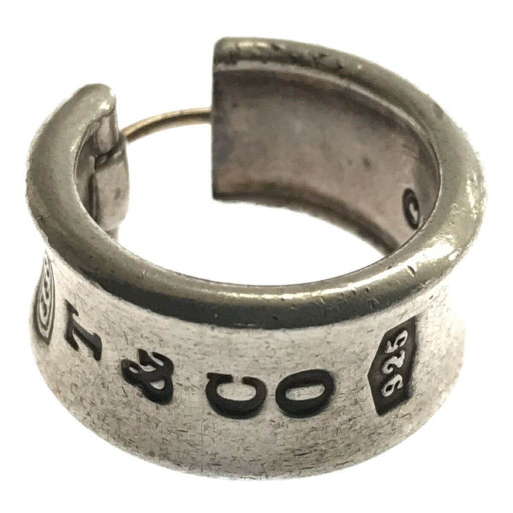 Silver 925 Wide Hoop Earrings Y6871