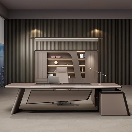 94.4" Executive Desk with Storage Cabinet and Drawer O842807
