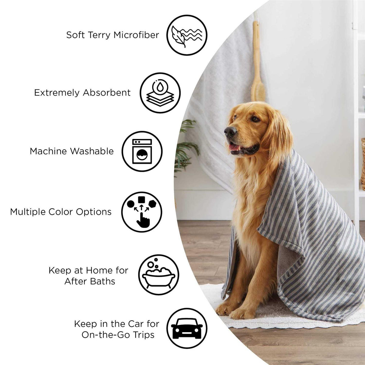 Microfiber Pet Towel U838678
