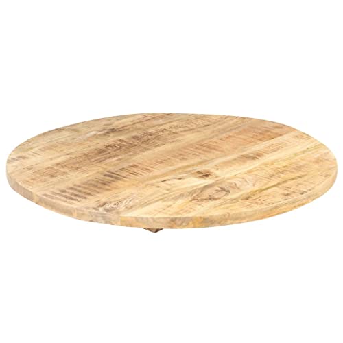Solid Reclaimed Wood Round Table Top 15.7" N774