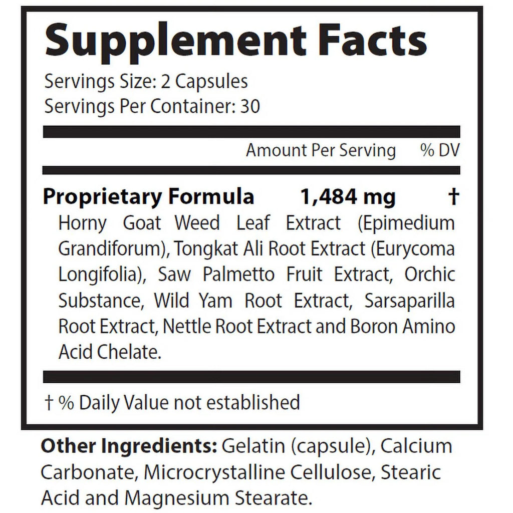 Men’s Health Supplement 1484mg 120 Capsules C626560