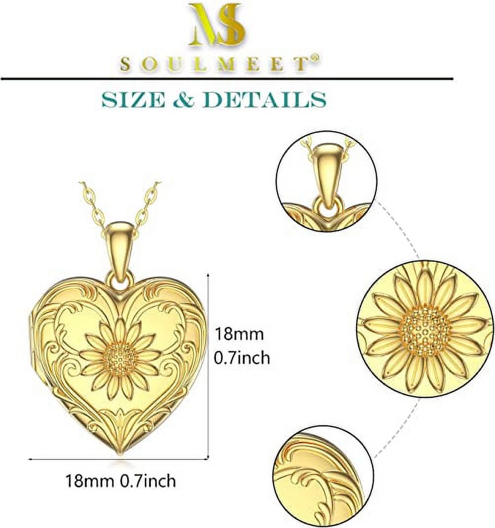 Sterling Silver Heart Locket Necklace X81142