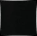 13" Flat Square Black Plastic Plates, 8 R53918
