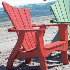 Canary Yellow Wash Right-Side Facing Adirondack Chair M9811