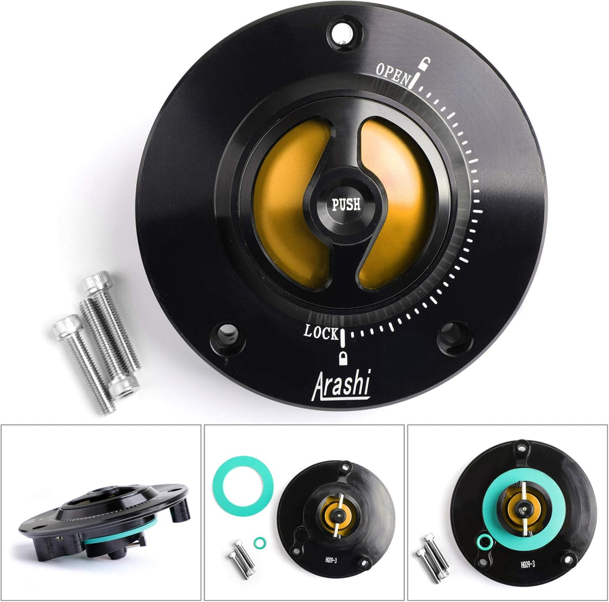 CNC Keyless Fuel Gas Tank Cap For SUZUKI GSXR 600/750/1000 GSR 600/750 B61472