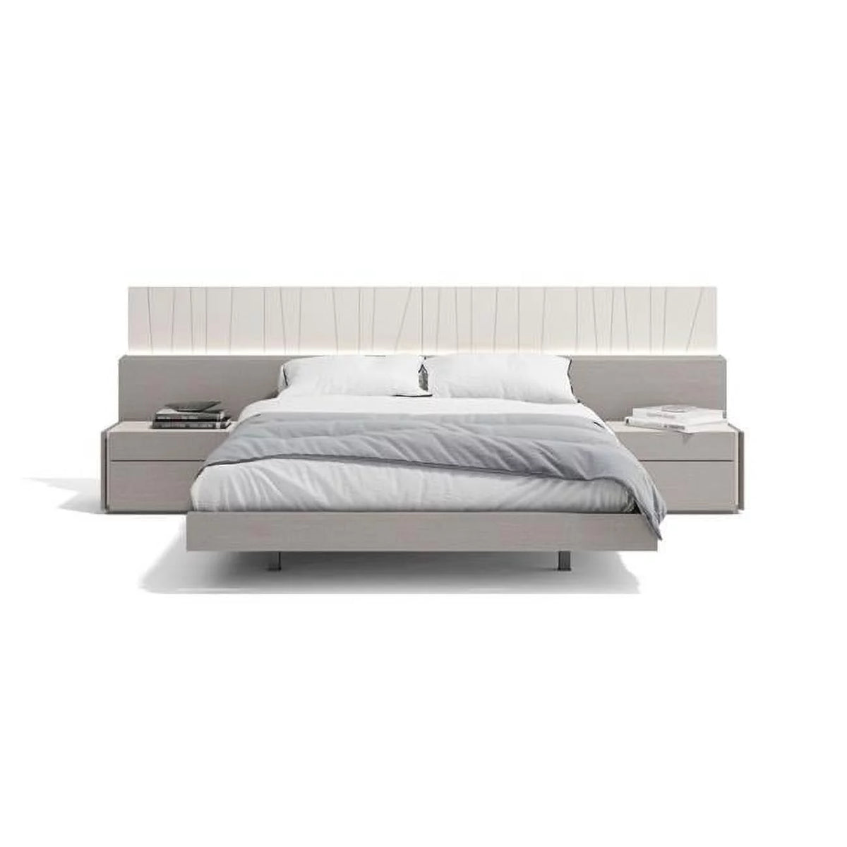 King Size Bed Grey G358531