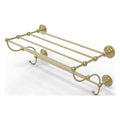 Satin Brass Train Rack Towel Shelf V6113