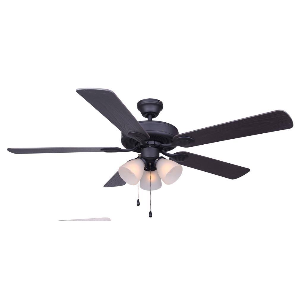 Black 5 Blade Ceiling Fan N374339