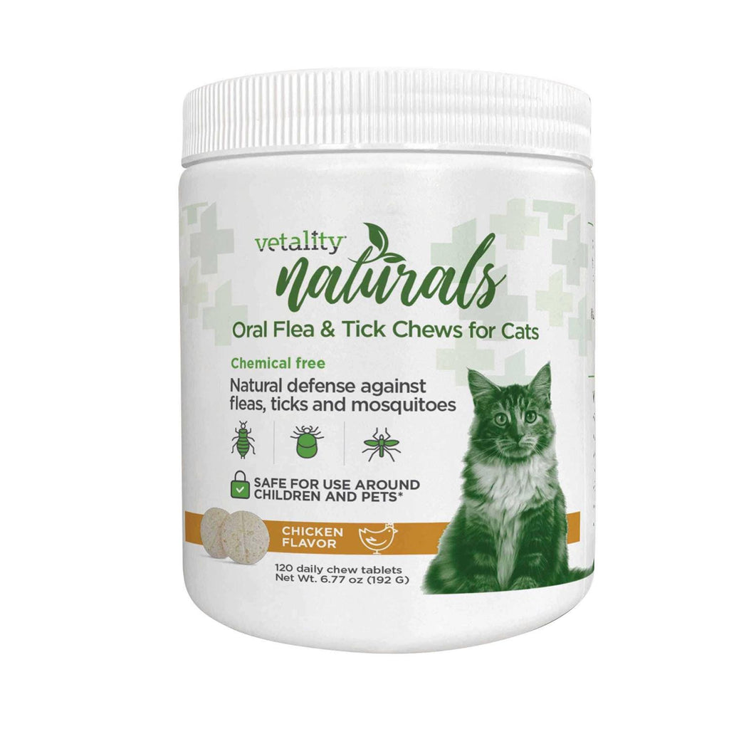 Oral Flea & Tick Chews for Cats 120 ct E2793