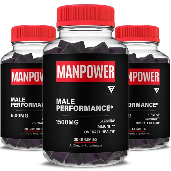 Man Power Gummies Maximum Performance Gummy 3 Pack H277322