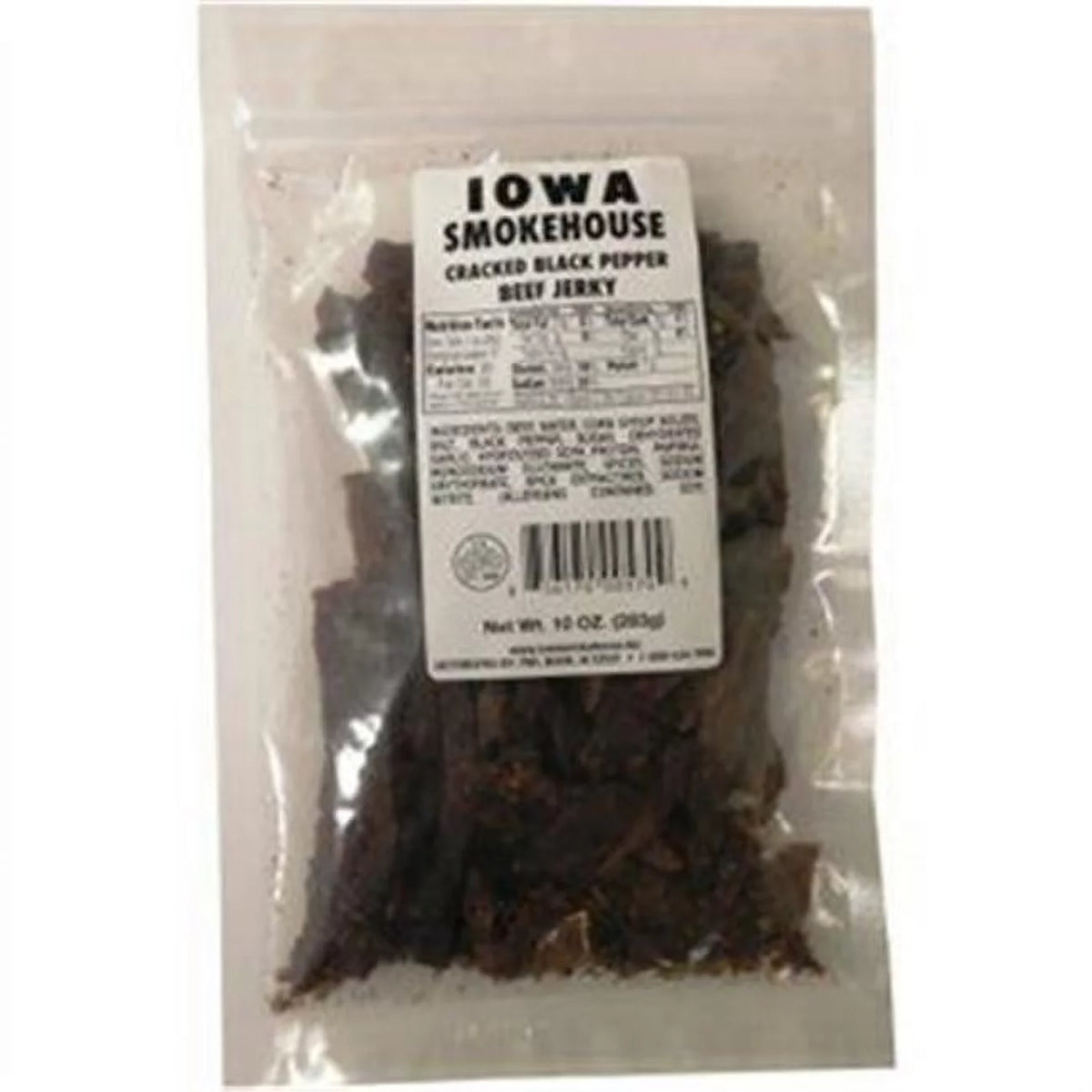 10 oz Cracked Black Pepper Beef Jerky Pack of 6 J40457