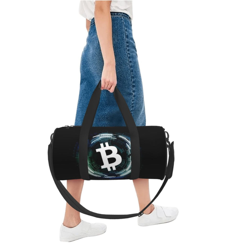 Cryptocurrency Blockchain Bitcoin Unisex Large Duffle Bag J7900