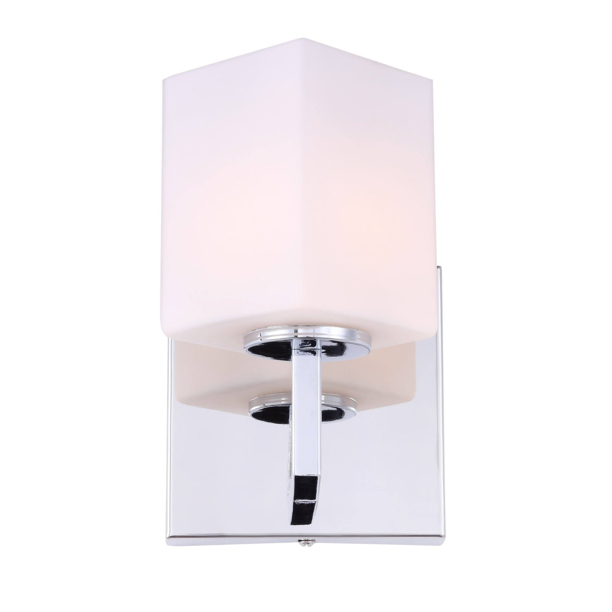 Chrome Opal Glass LED Bath Light G2421