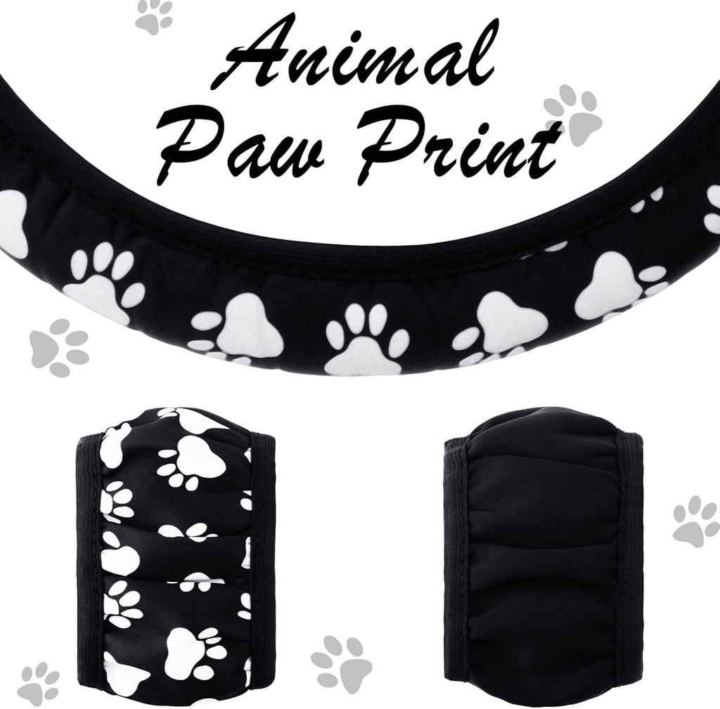 15 Pcs Paw Print Car Seat Cover Full Set F814