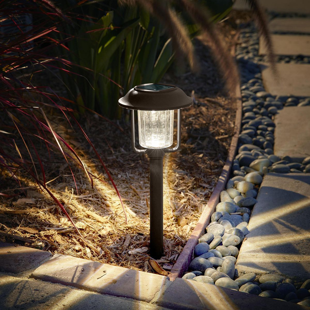 10 Lumen 13 in. Solar LED Pathway Light A763