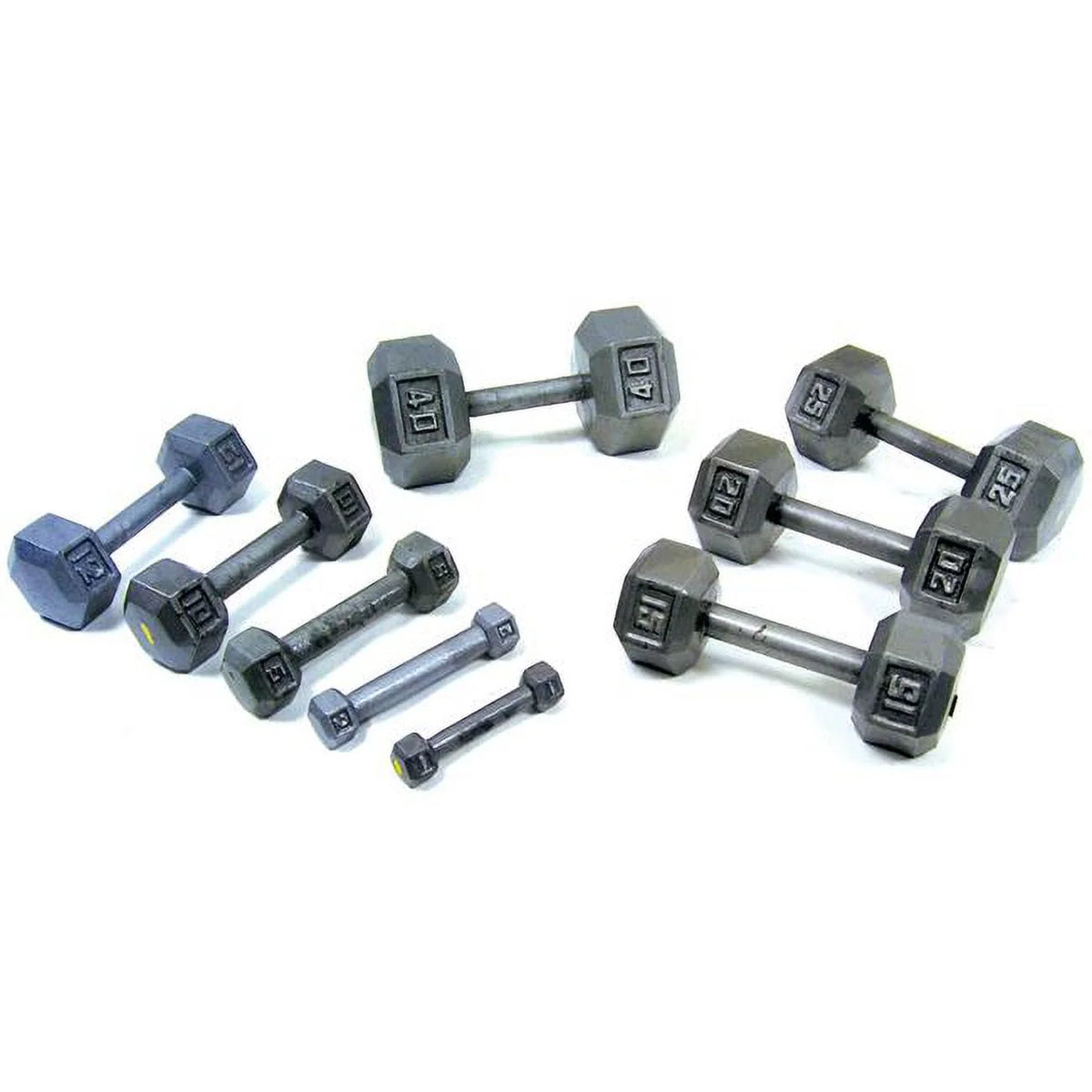 Cast Iron Hex Dumbbell G74306
