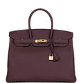 Cassis Togo Leather Handbag Z10355