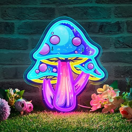 Mushroom Neon Sign Dimmable Mushroom Led Sign N53160