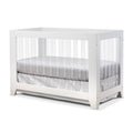 White Acrylic Crib H864