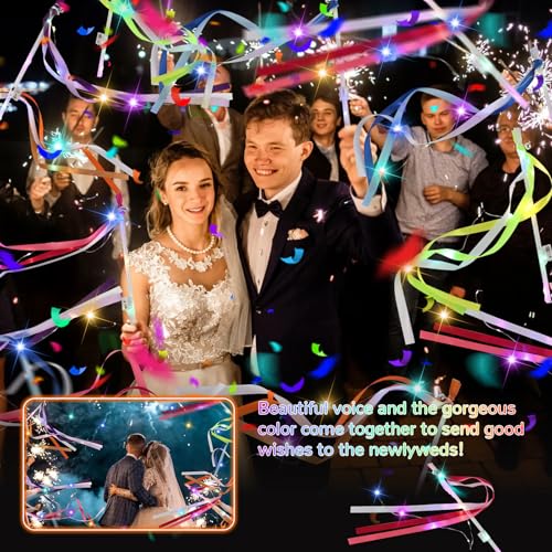 100 PCS Light Up Wands with 3 Colorful Flashing Modes M945