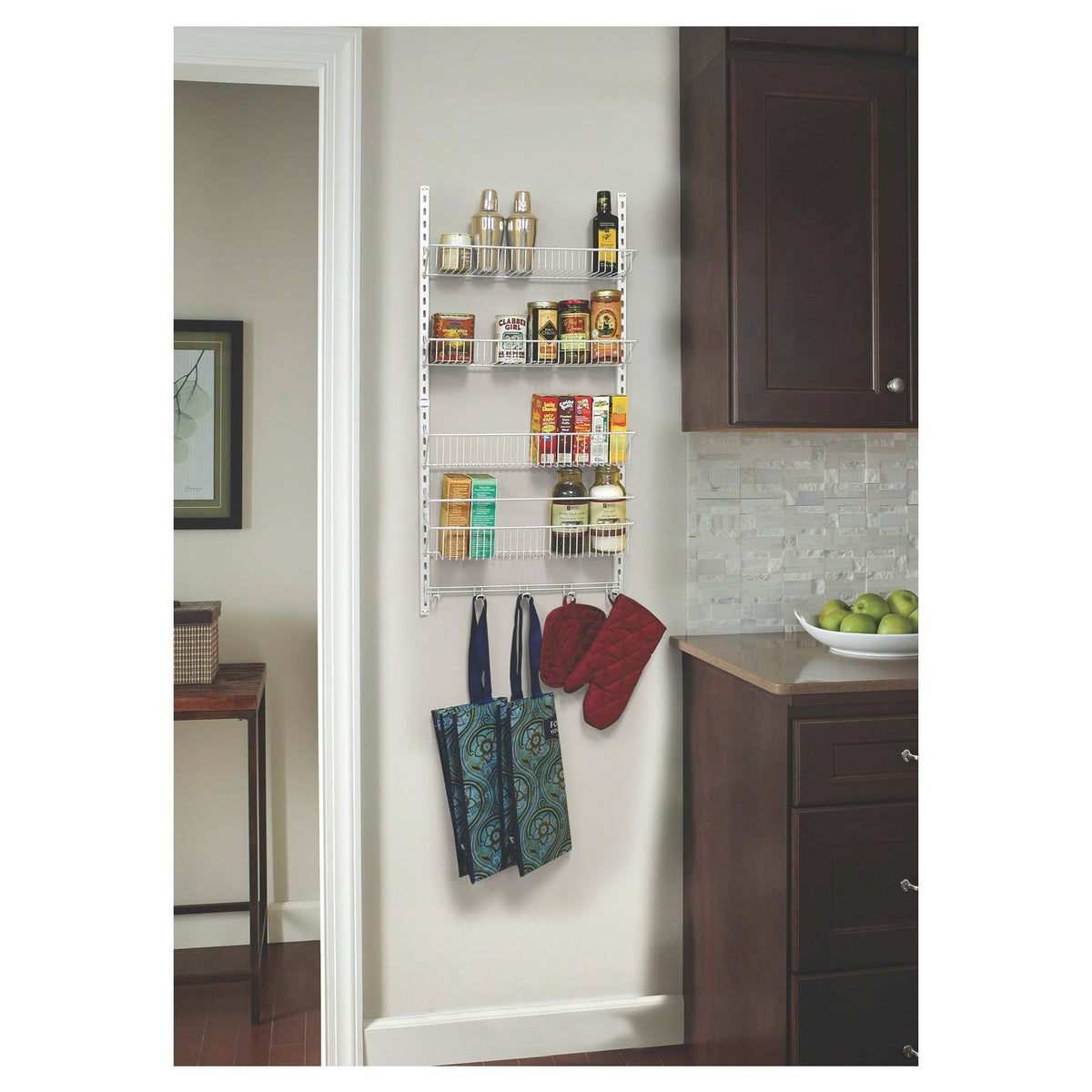Adjustable 4 Tier Wall Rack J898102