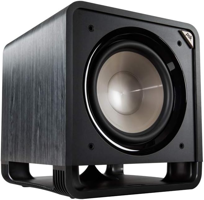 Powered Subwoofer with 12” Woofer, 400W Amp, Washed Black Walnut Q79253