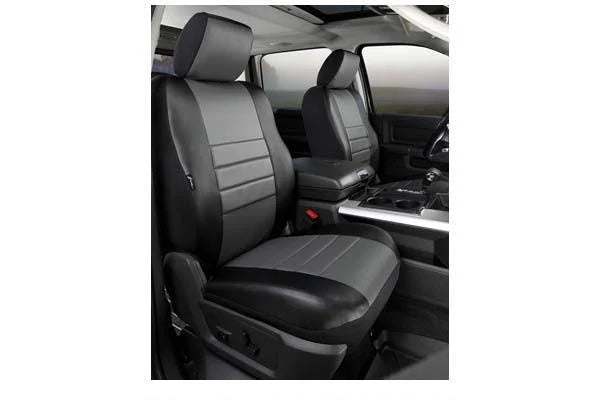 Gray LeatherLite Custom Seat Cover O681