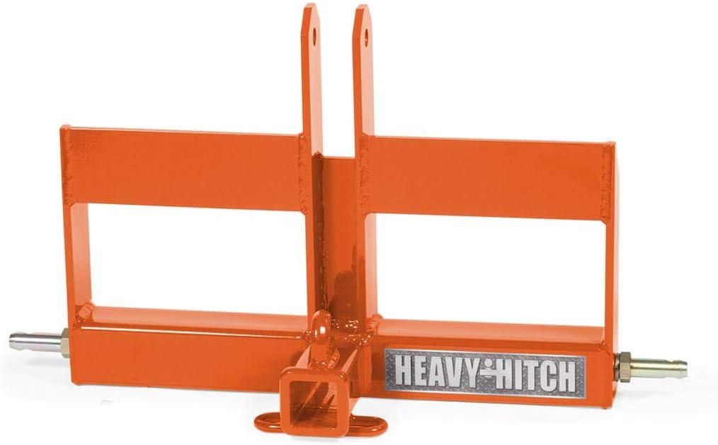 3 Point Hitch Receiver Drawbar with Offset Suitcase Weight Bracket R933