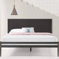 Black Twin Metal Platform Bed Frame O274