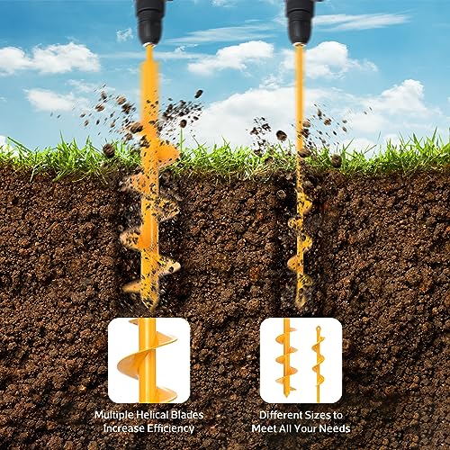 Garden Auger Drill Bit Pack of 2 A6052