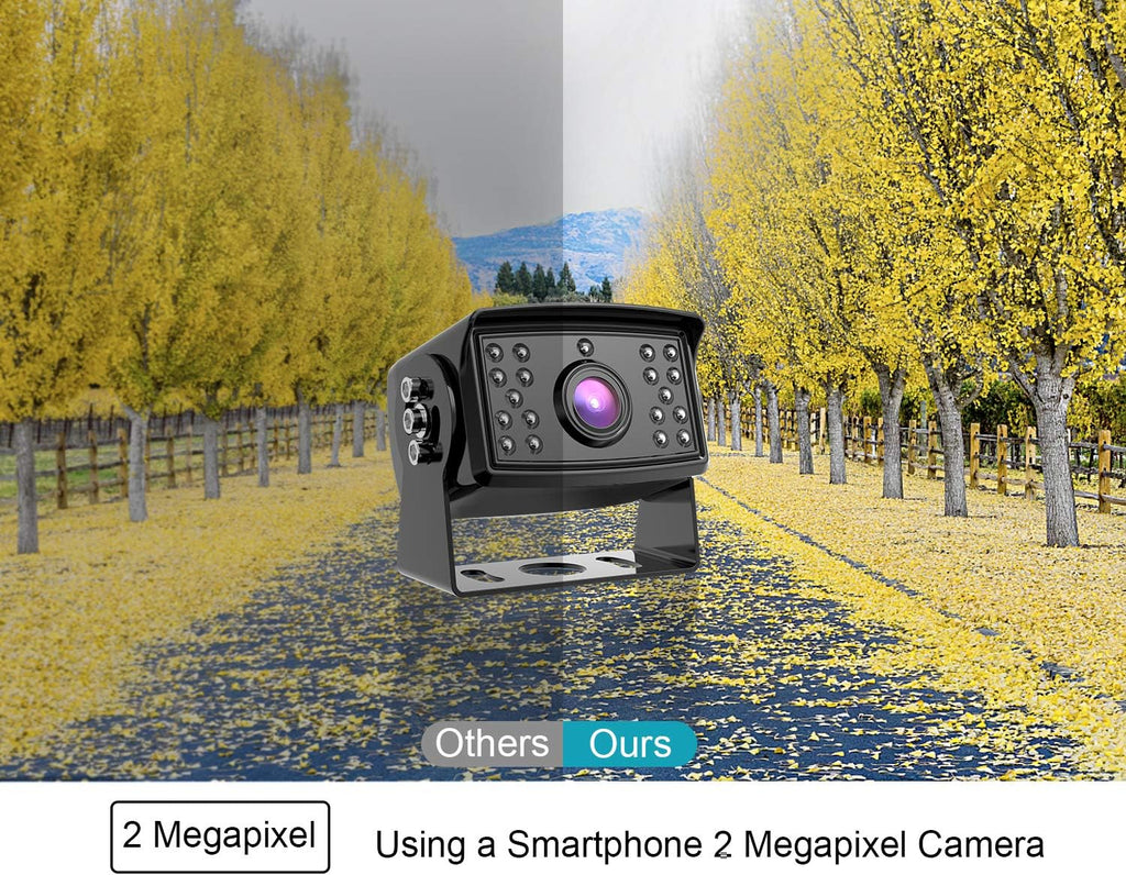 9'' 1080P Backup Camera System Kit with IP69 Waterproof Rear View Camera W225