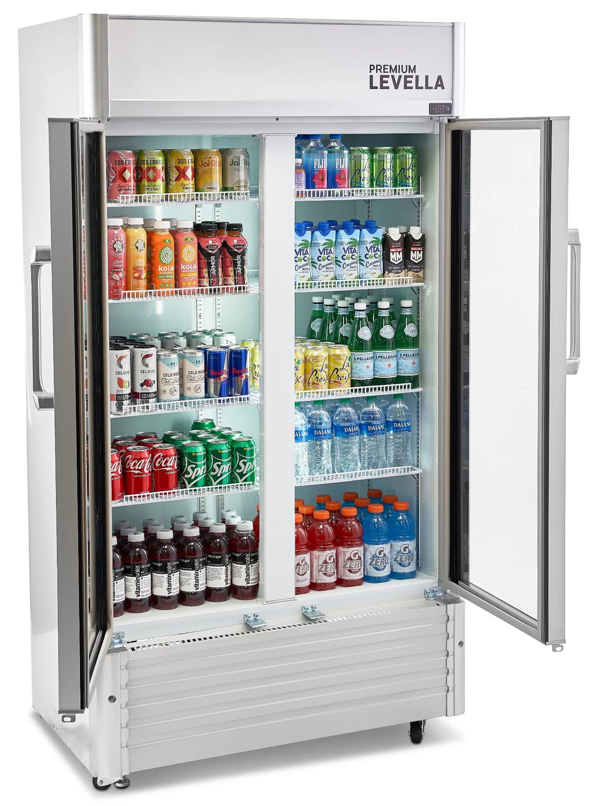 16 Cubic Foot 2-Glass Door Display Refrigerator D29800