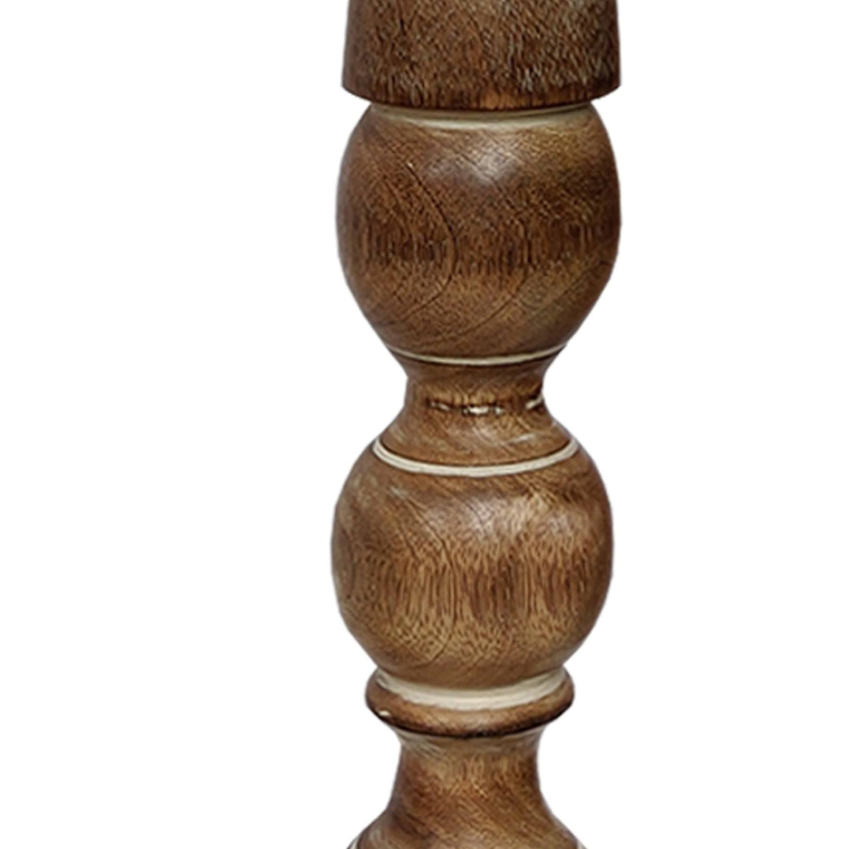 Handmade Wooden Candle Holder Set of 3 L5069