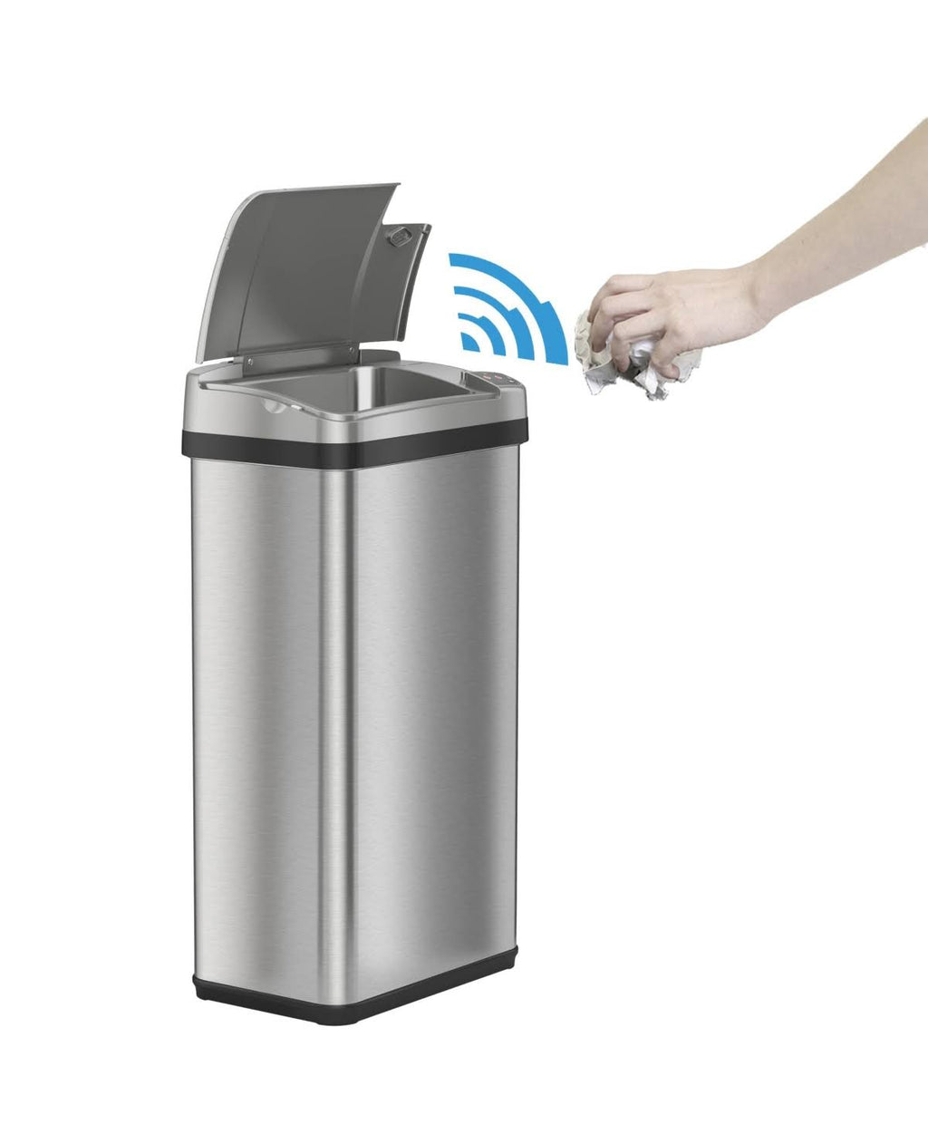 4 gal Stainless Steel Motion Sensor Trash Can C671257