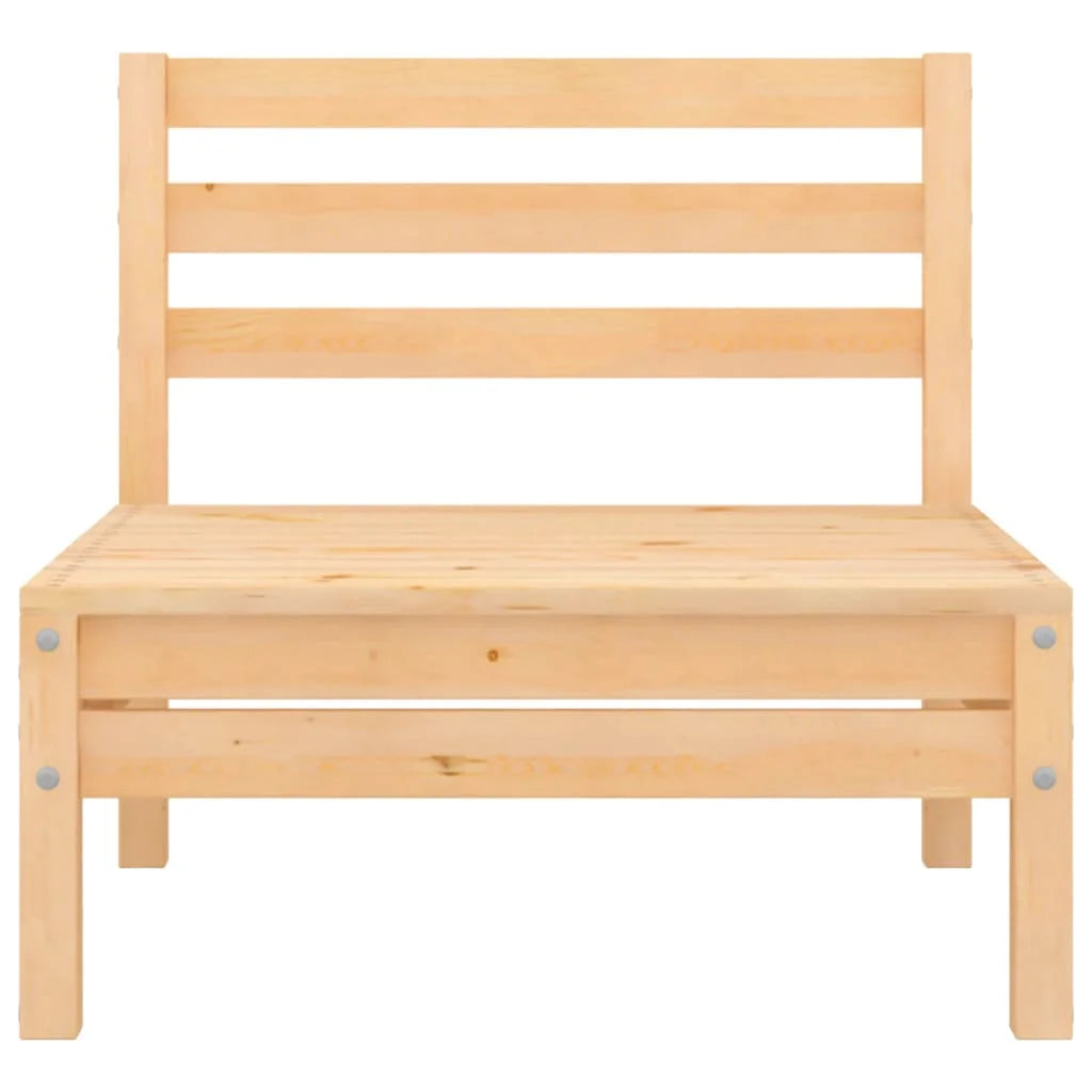 Patio Middle Sofa Solid Pinewood U557