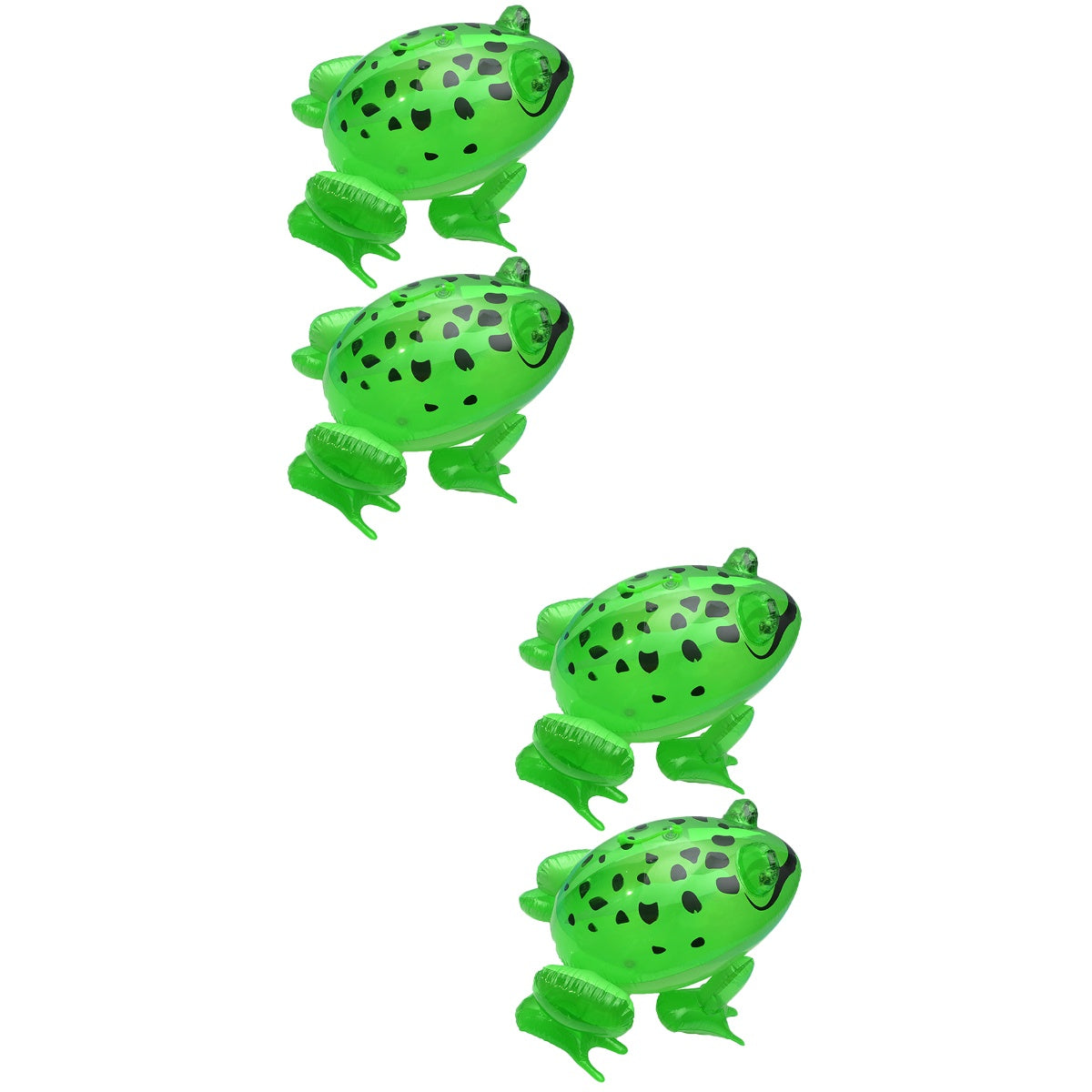 Luminous Inflatable Frog Toys Party Decor Funny Blow Up Toy O7243