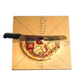 Pizza Slice Cutting Board with Guide Z16187